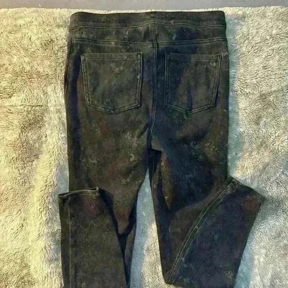 SPANX Women's Gray Marble High Rise Jean-Ish Leggings Size Medium - Picture 4 of 5